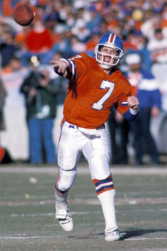 John Elway Denver American Football Player Wall Art Poster