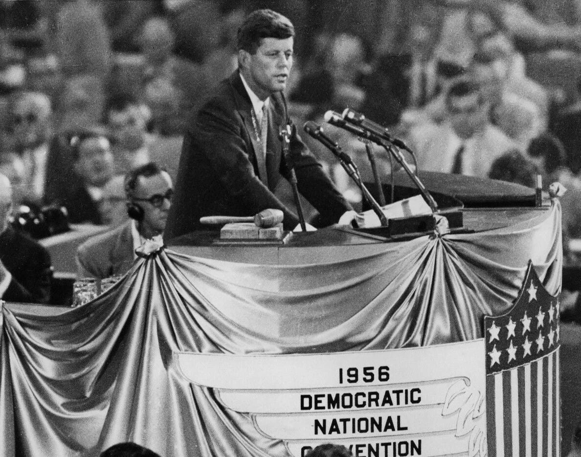 John F. Kennedy Nominates Adlai Stevenson For President Historic Magnet 5 X 7