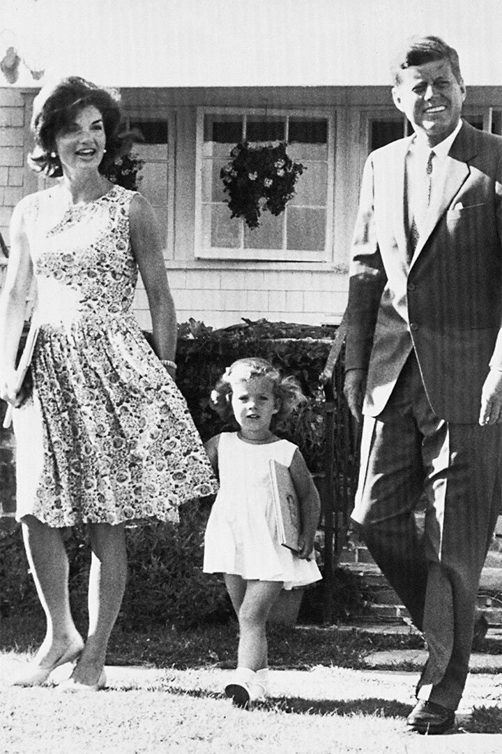 John F Fitzgerald With His Kennedy Grandchildren Print Keychain