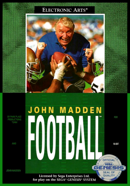 John Madden Football (Usa) Genesis Print Poster