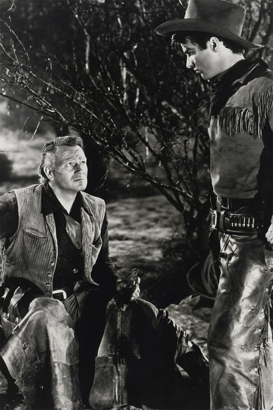 John Wayne In Fight Scenered River Vintage Print Wall Art Home Poster