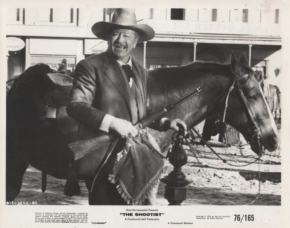 John Wayne Western The Shootist Movie Card Reprint Picture Photo