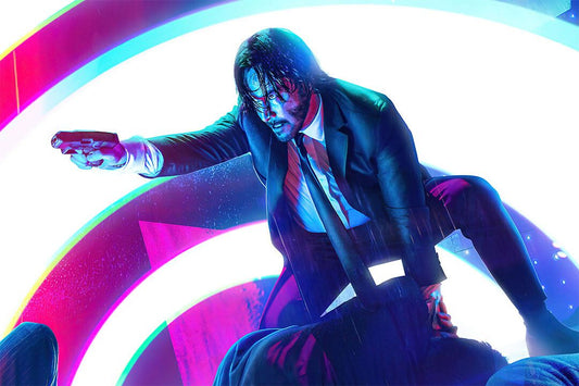John Wick Movie Crime Action Keanu Reeves Wall Art Home Decor Poster