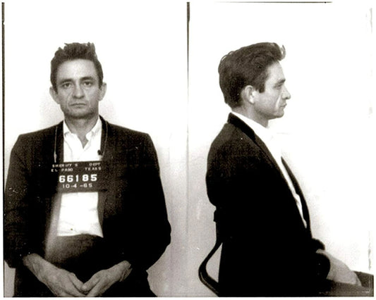 Johnny Cash Mugshot Poster Picture Photo Print Musician Mug Folsom Jail