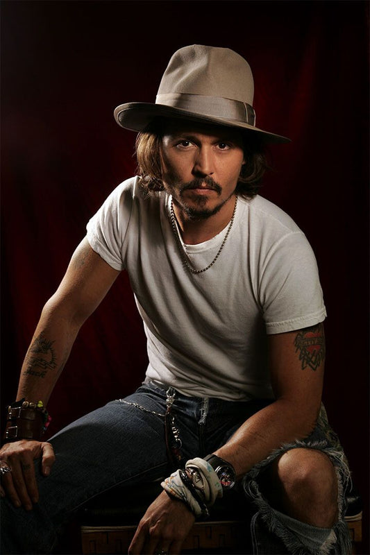 Johnny Depp American Actor Producer And Musician Wall Art Home Poster