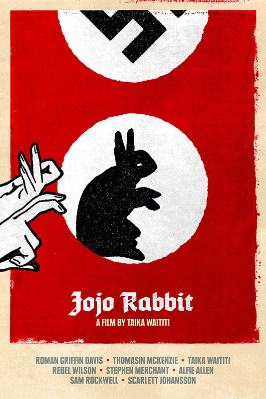 Jojo Rabbit Movie 2020 War Comedy Drama Animals Wall Art Home Poster