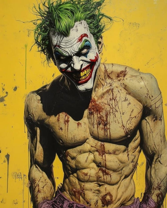 Joker Artistic Portrait Print Poster