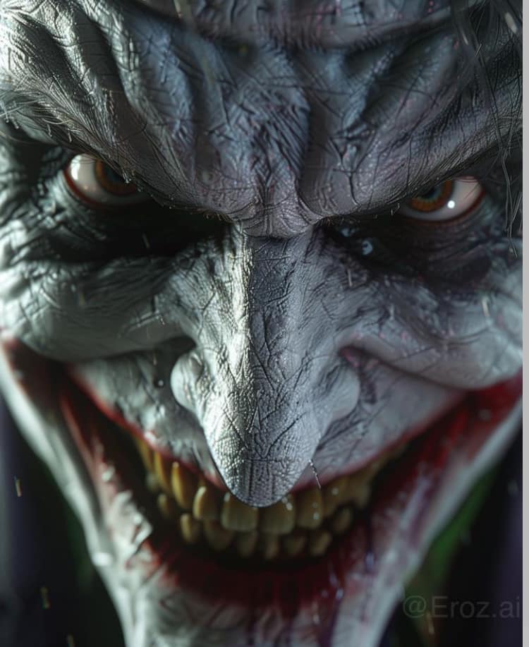 Joker Closeup Print Poster