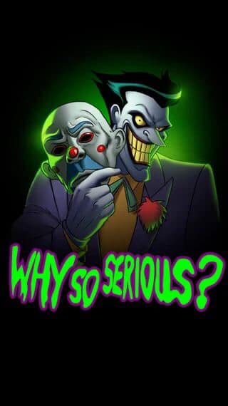 Joker Clown Why So Serious Print Poster