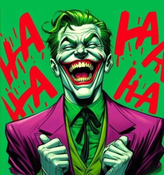 Joker Laughter Artwork Print Poster