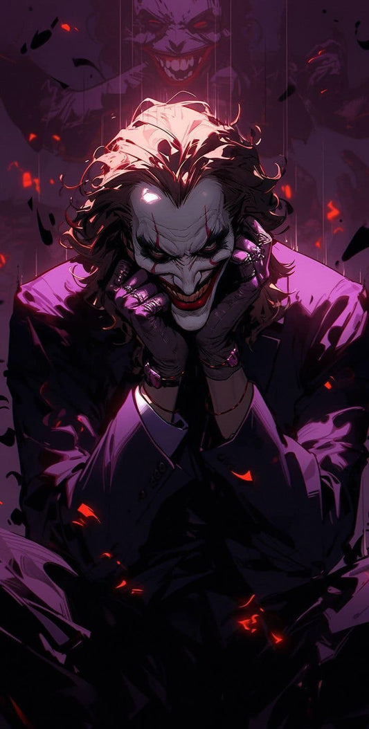 Joker Portrait Artistic Print Poster