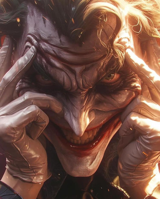 Joker Portrait Closeup (2) Print Poster