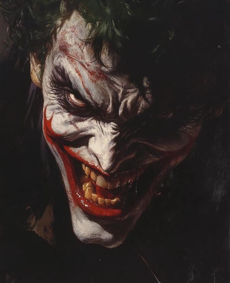 Joker Portrait Closeup (5) Jigsaw Puzzle