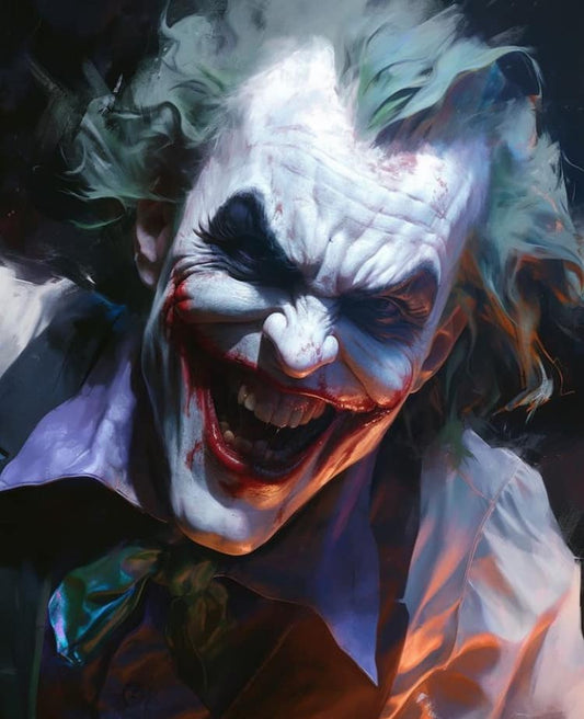 Joker Portrait Laughing (3) Print Poster