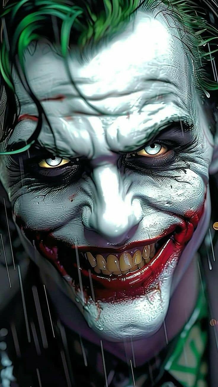 Joker Portrait Smiling (1) Print Poster