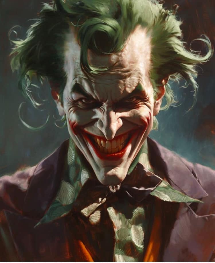 Joker Portrait Smiling (3) Jigsaw Puzzle