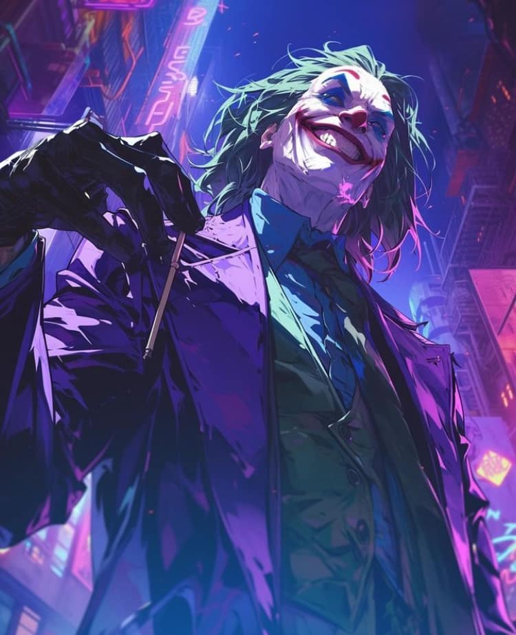 Joker Urban Art Print Poster