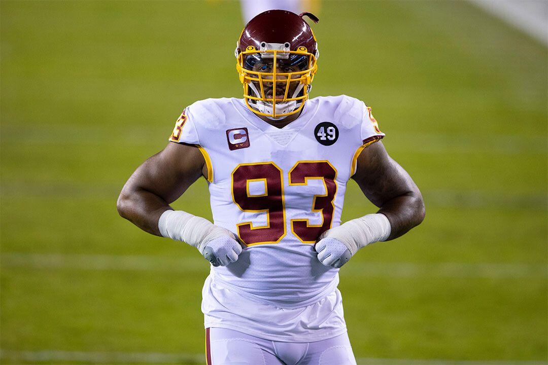 Jonathan Allen Washington American Football Player Wall Art Poster
