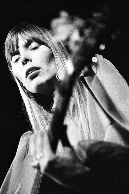 Joni Mitchell Musician Singer Painter Print Wall Art Home Decor Poster