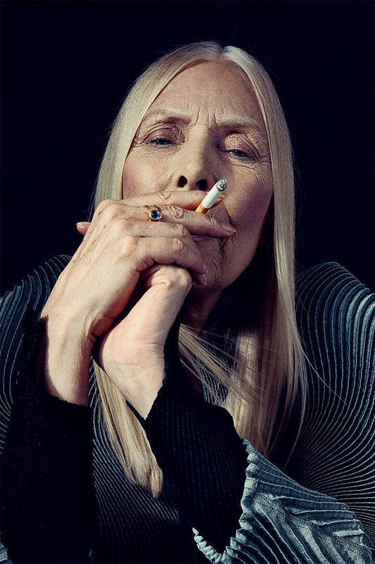 Joni Mitchell Songwriter Painter Print Wall Art Home Decor Poster