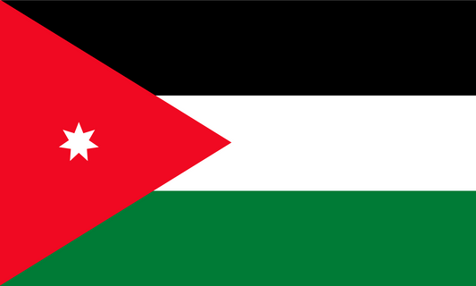 Jordan Flag Print Poster