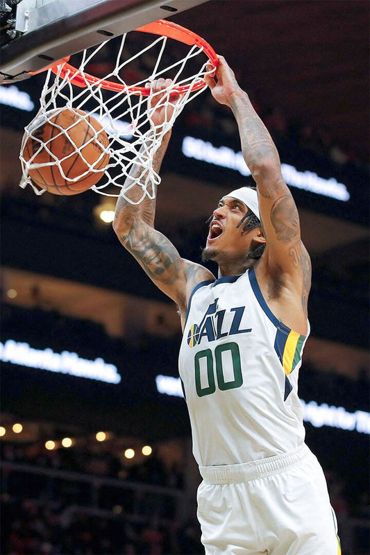 Jordan Clarkson Basketballer Utah Jazz Basketball Team Wall Art Poster