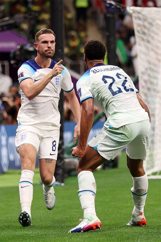Jordan Henderson Jude Bellingham England World Cup Wall Art Poster