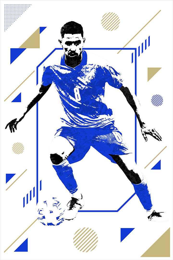 Jorge Luiz Italy Football Soccer Athlete Magnet
