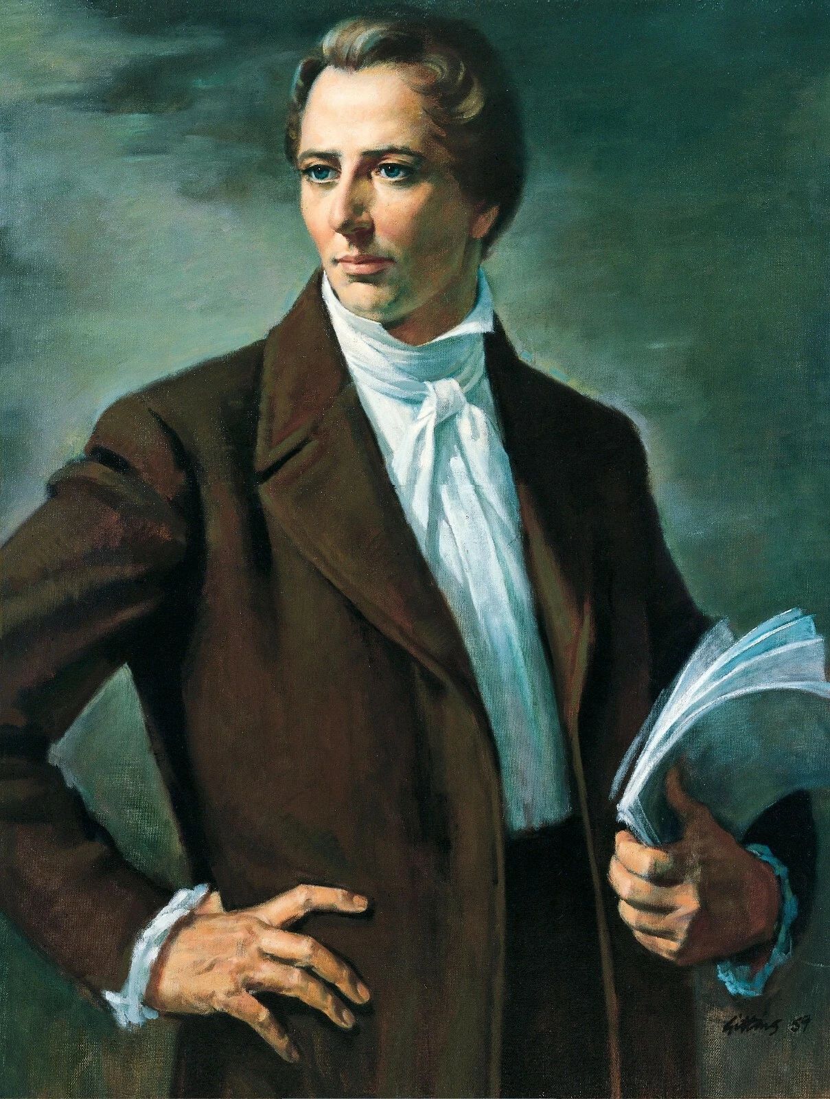 Joseph Smith Religious Leader Mormon Laughter Day Saints Painting Art Reprint