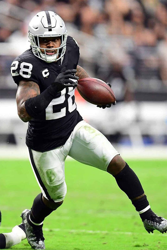 Josh Jacobs Las Vegas Raiders American Football Player Wall Art Poster
