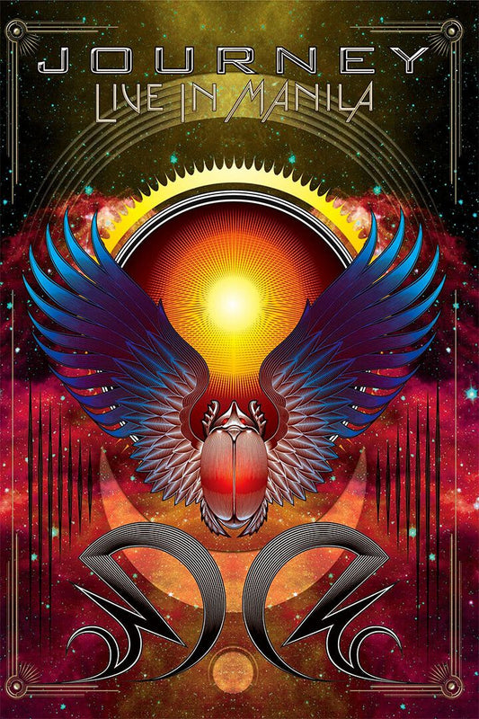 Journey Live In Manila 2009 Concert Music Art Home Decor Poster