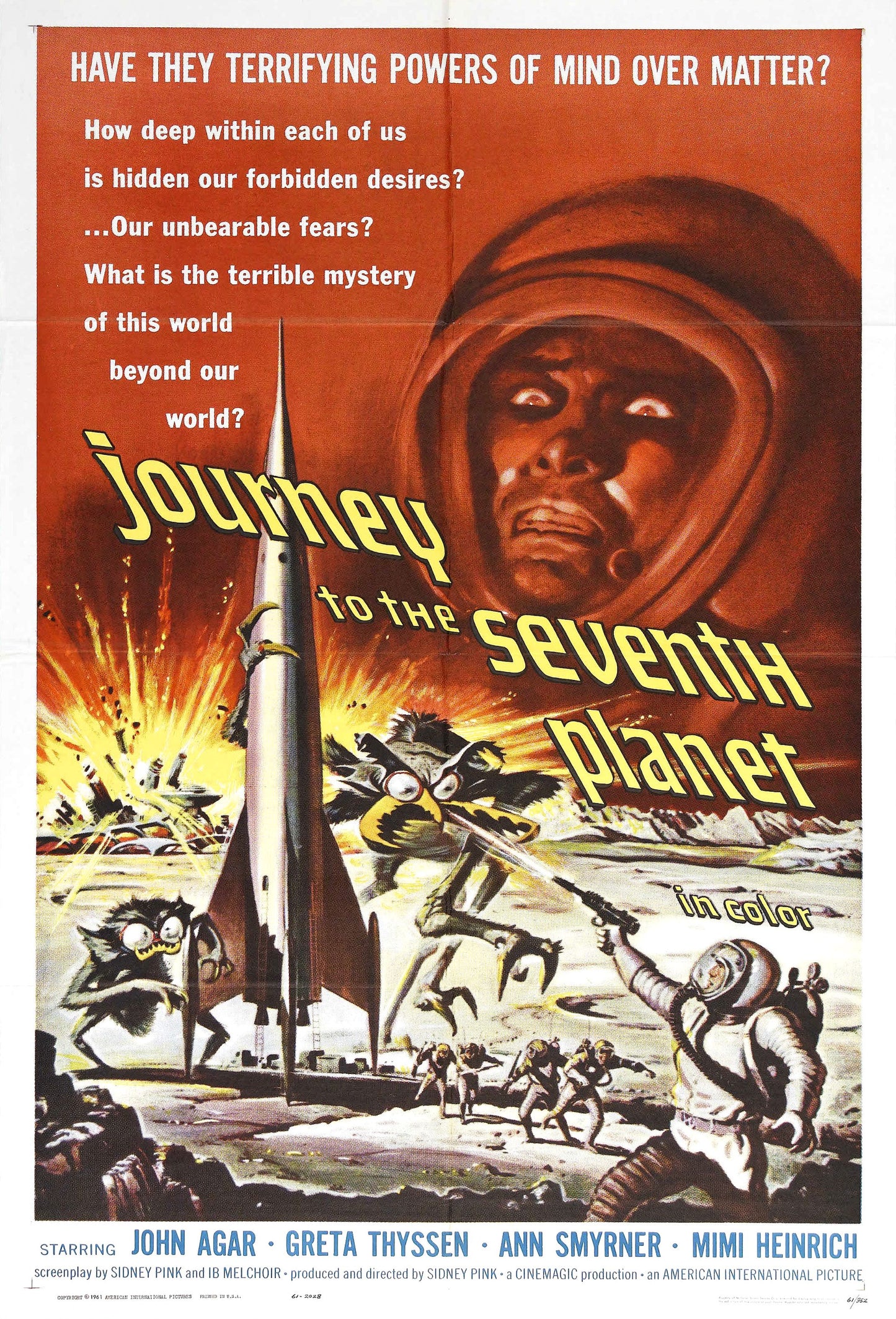 Journey To The Seventh Planet Magnet 01 Movie Magnet