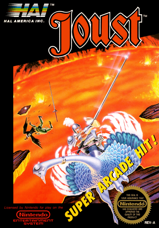 Joust (Usa) Nes Print Poster