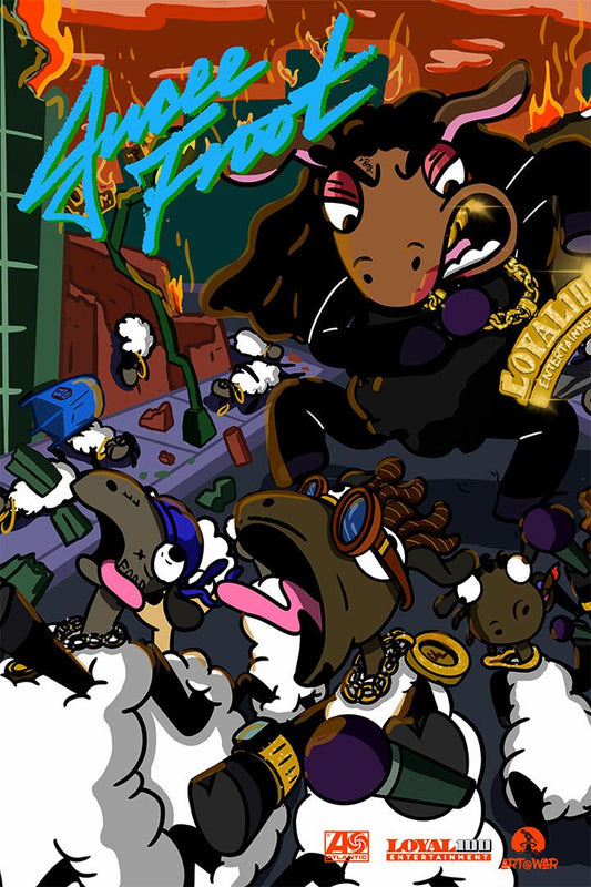 Jucee Froot Black Sheep Rap Music Print Painitng Wall Art Home Poster