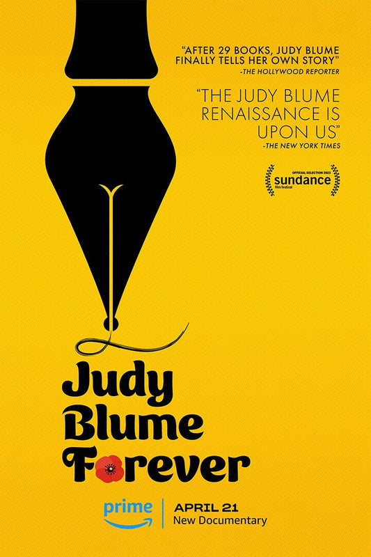 Judy Blume Forever Documentary Biography Cinema Film Wall Art Poster