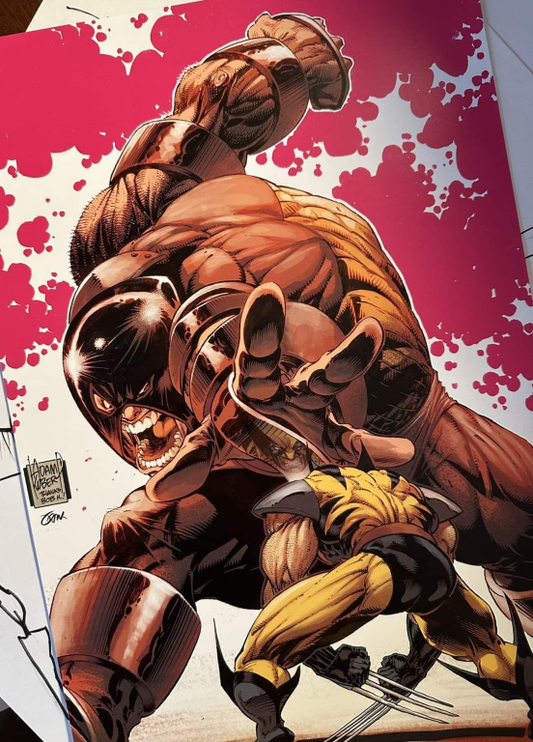 Juggernaut Wolverine 362 Print Poster
