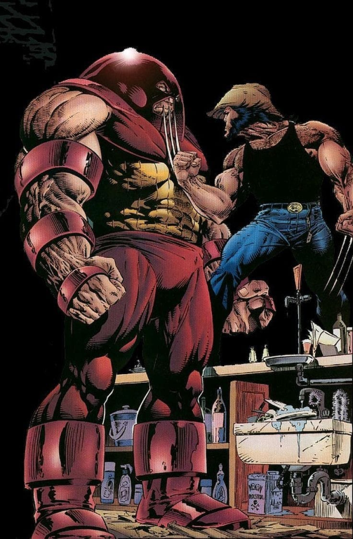 Juggernaut Wolverine Confrontation 9365 Jigsaw Puzzle