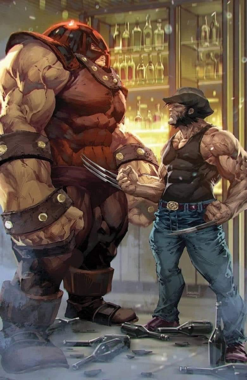 Juggernaut Wolverine Encounter 857 Jigsaw Puzzle