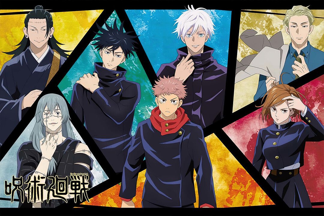 Jujutsu Kaisen Monster Fight Hot Japan Anime Wall Art Home Decor Poster