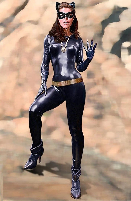 Julie Newmar As Catwoman Batman Tv Show Keychain Picture Keychain Print