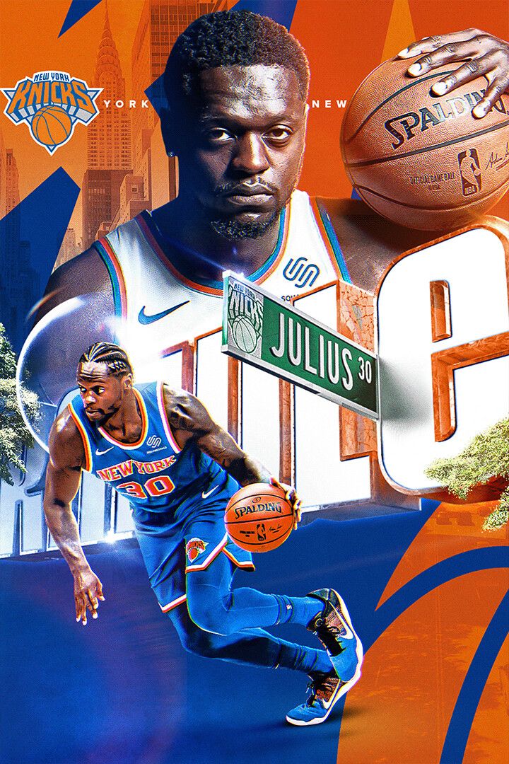 Julius Randle New York Knicks Basketball Star Keychain