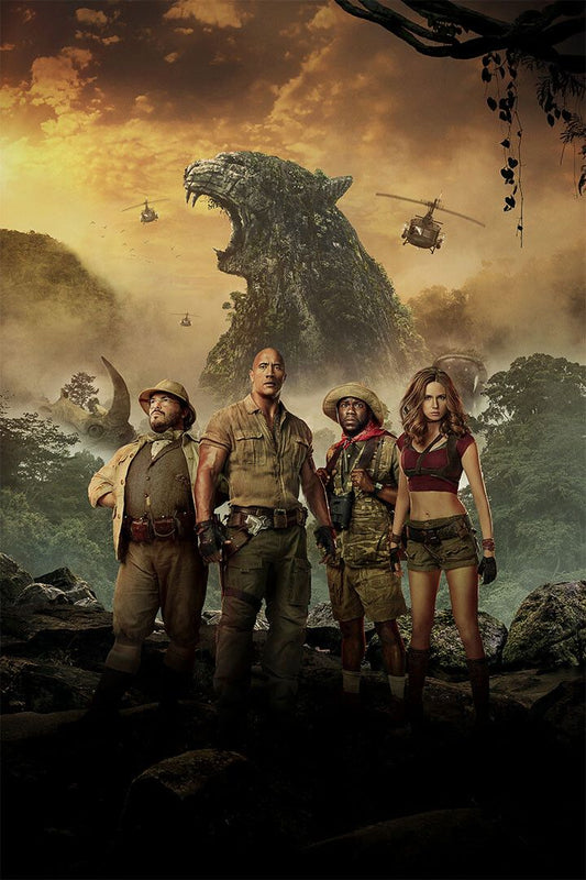 Jumanji 2019 Movie The Next Level Entertainment Wall Art Home Poster