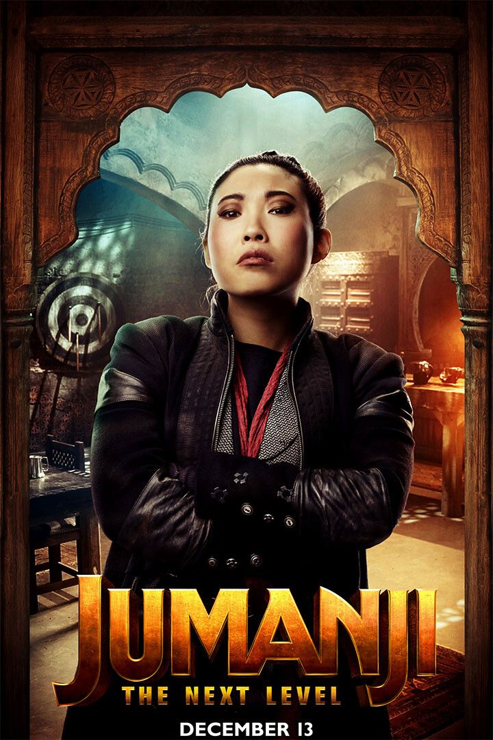 Jumanji 2020 Movie The Next Level Action Painting Keychain