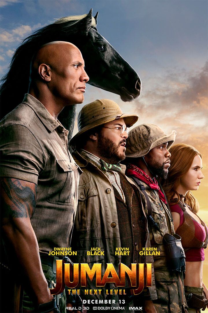 Jumanji 2020 Movie The Next Level Adventure Print Wall Art Home Poster