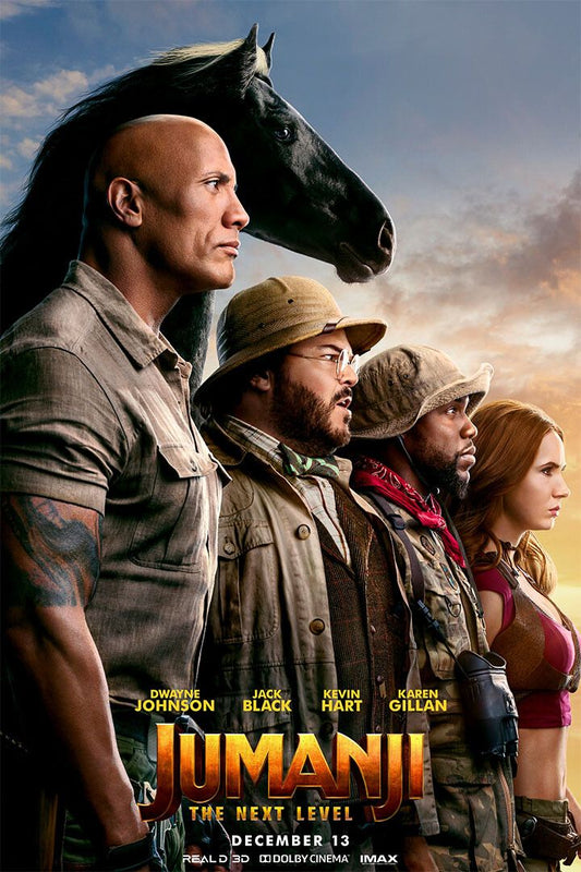 Jumanji 2020 Movie The Next Level Adventure Print Wall Art Home Poster