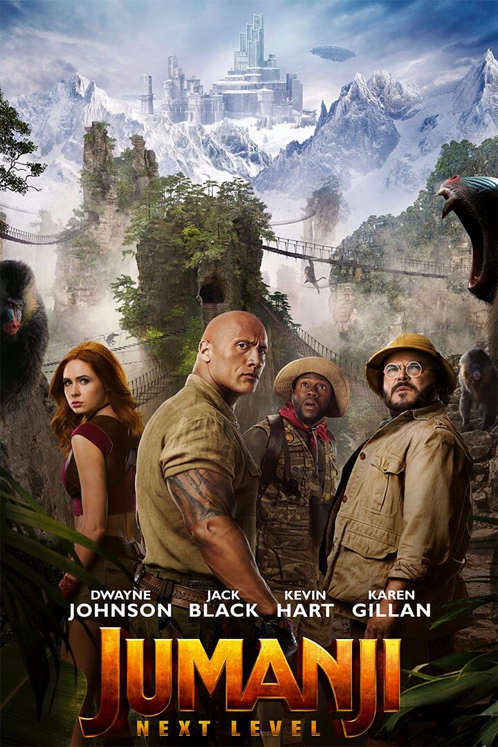 Jumanji 2020 Movie The Next Level Comedy Action Magnet