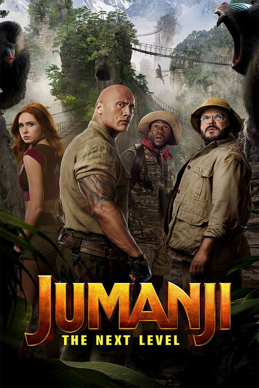 Jumanji 2020 Movie The Next Level Entertainment Wall Art Home Poster