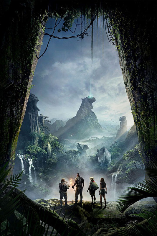 Jumanji 2 The Next Level Movie Dwayne Johnson Comedy Wall Art Poster
