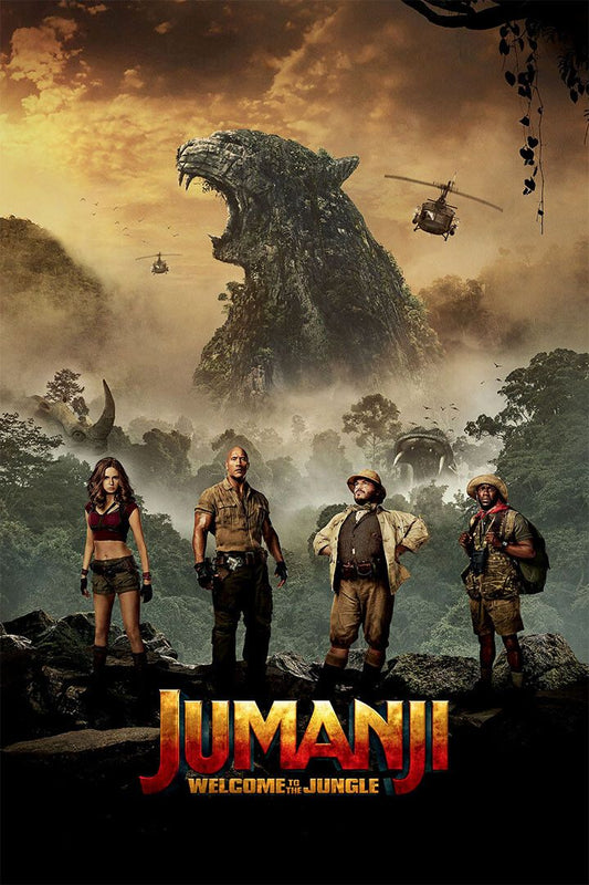 Jumanji The Next Level Kevin Hart Action Comedy Wall Art Home Poster
