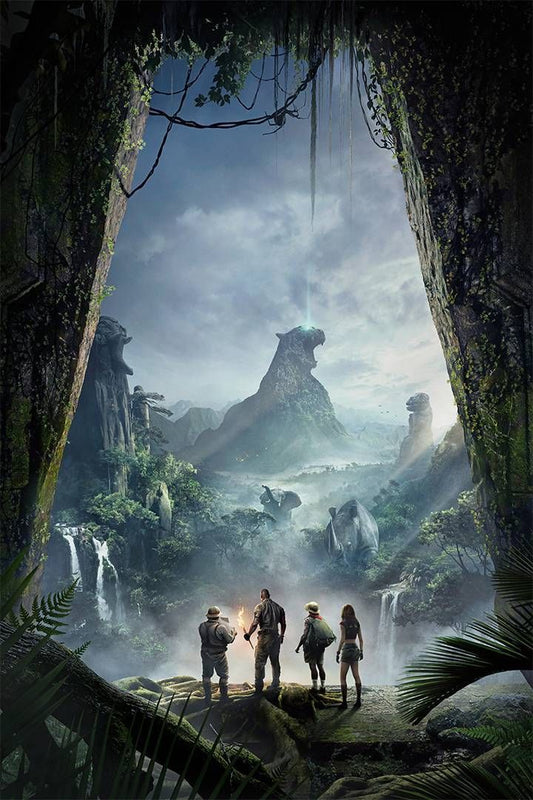 Jumanji Welcome To The Jungle 2017 Movie Tv Shows Wall Art Home Poster